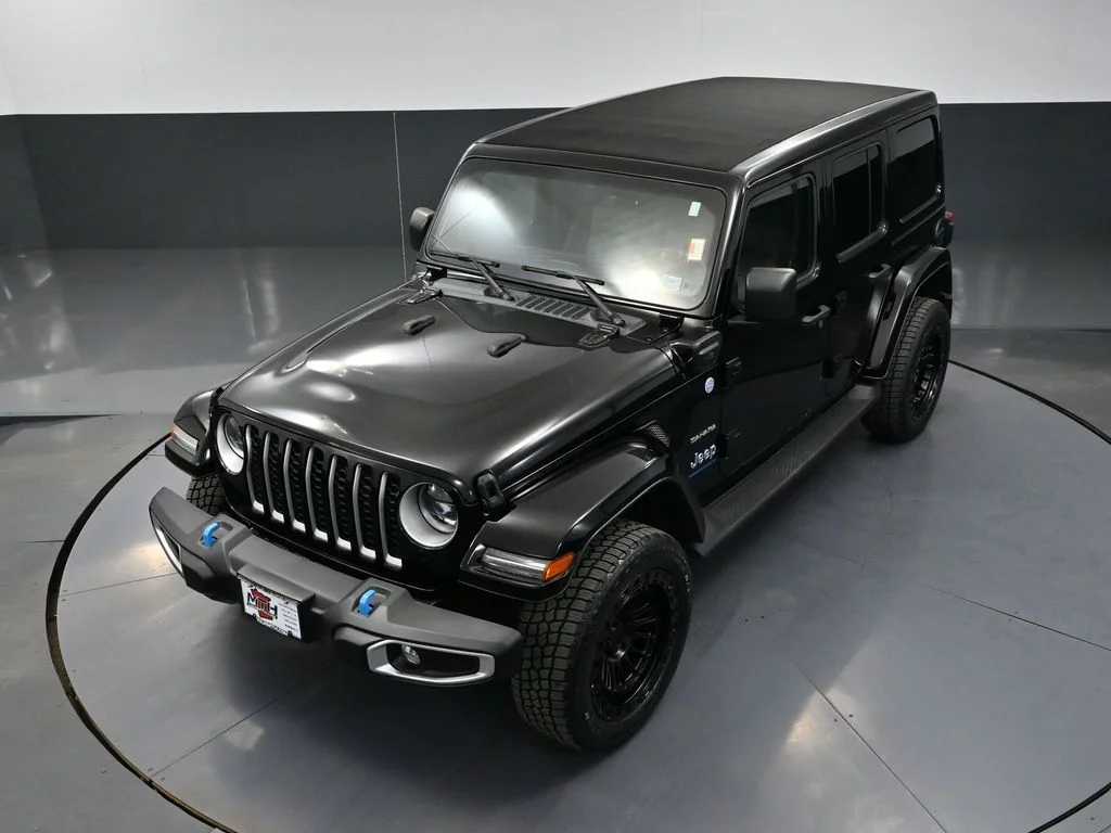 Used 2023 Black Jeep Sahara 4xe image 46
