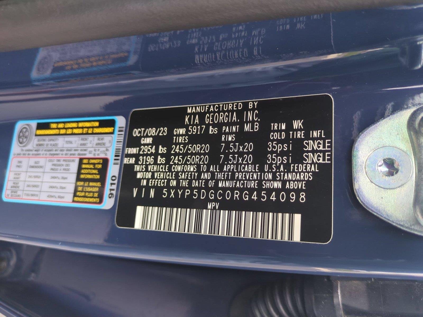 Used 2024 Midnight Lake Blue Kia SX image 43