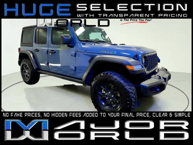 Used 2025 Gray Jeep Willys 4xe image 1