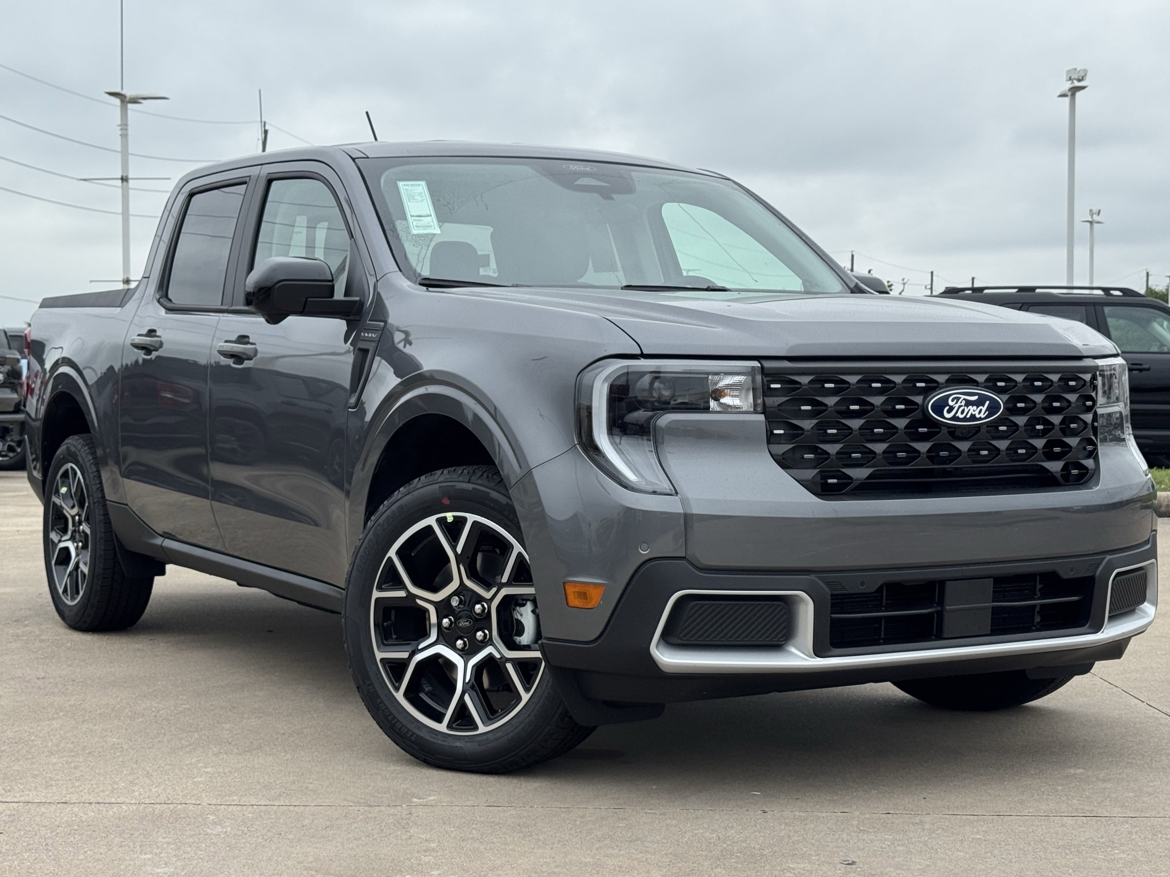 New 2026 Carbonized Gray Metallic Ford LARIAT image 2
