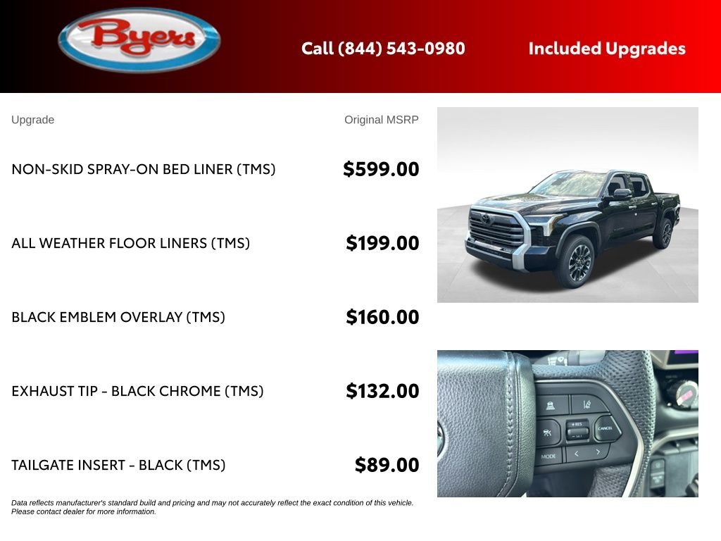 New 2026 Midnight Black Metallic Toyota  Limited image 5