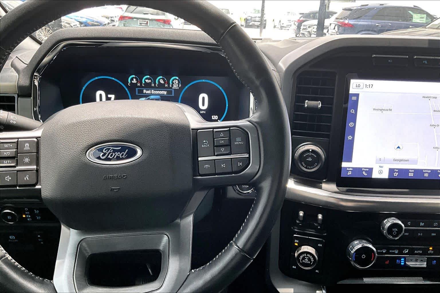 Used 2023 Azure Gray Metallic Tri-Coat Ford LARIAT image 25