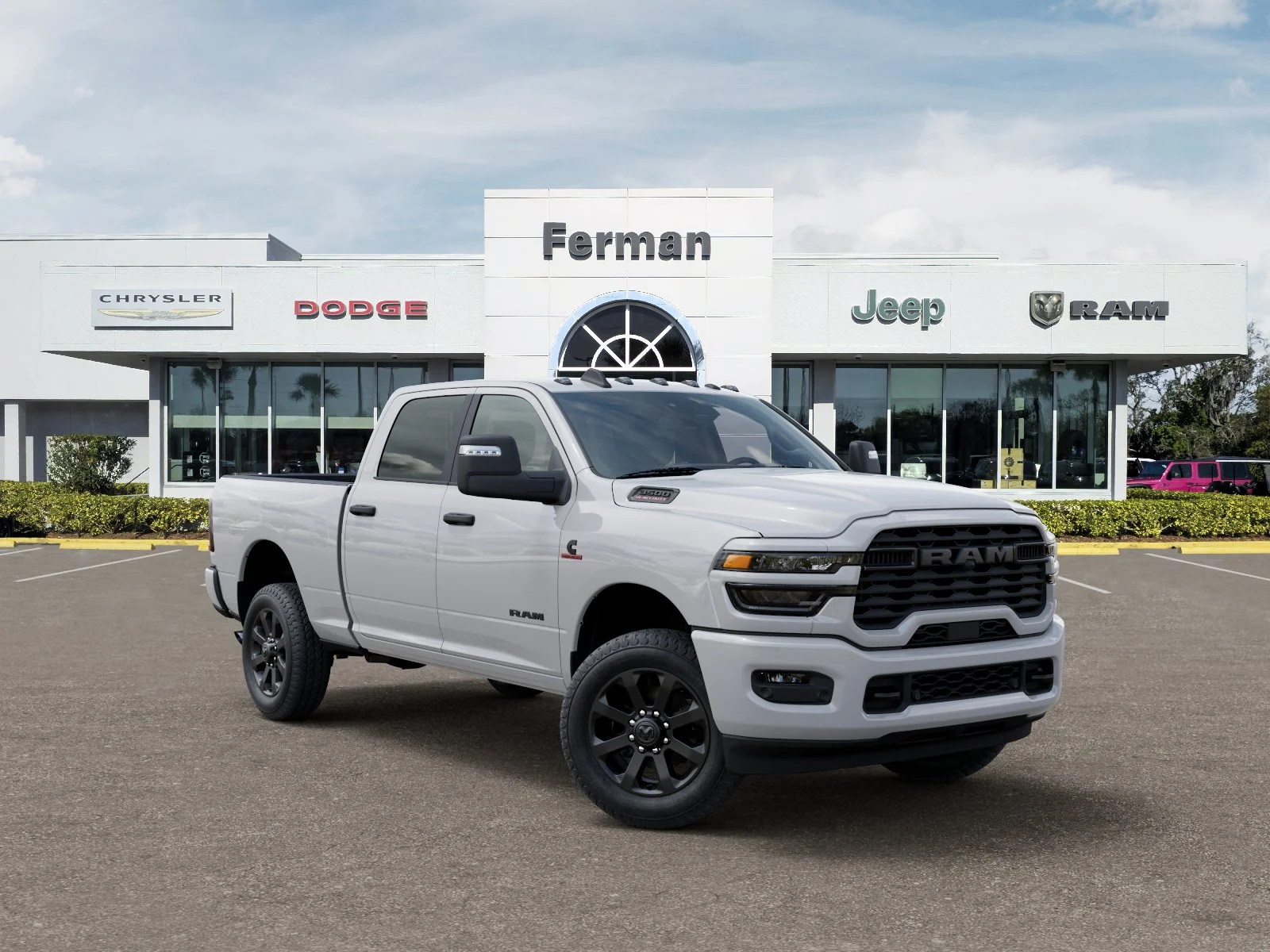 New 2026 Bright White Clear-Coat Exterior Paint RAM Big Horn image 29