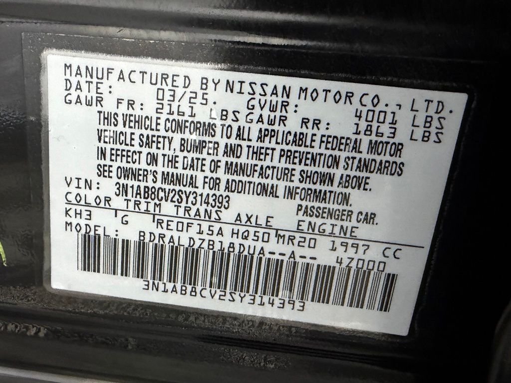Used 2025 Black Nissan SV image 30