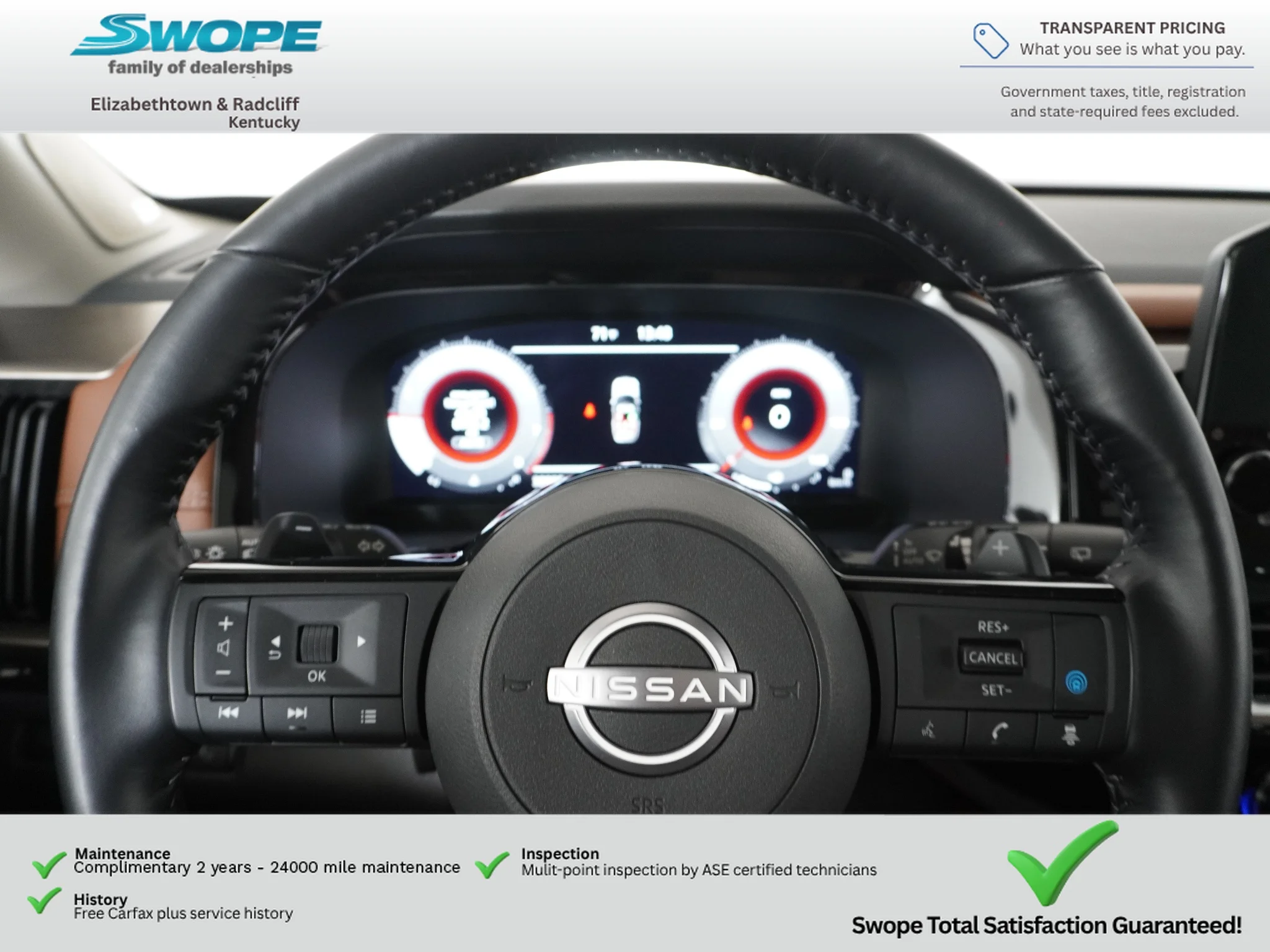 Used 2024 Scarlet Ember Tintcoat/Super Black Nissan Platinum image 18