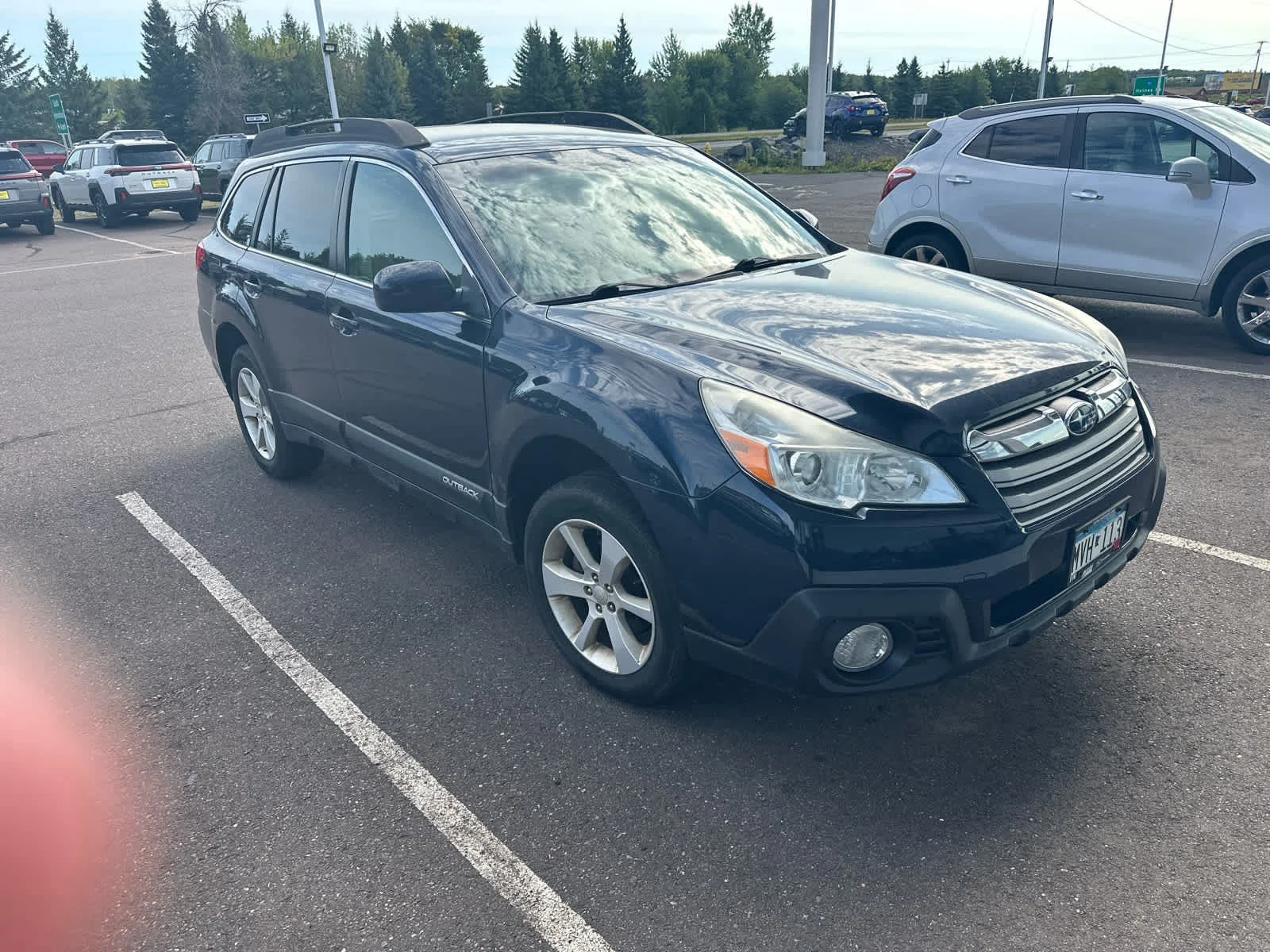 Used 2014 Subaru Outback 2.5i Premium with VIN 4S4BRCCC9E3228070 for sale in Duluth, MN