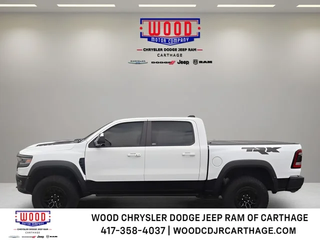Used 2022 Bright White Clearcoat Ram TRX image 6