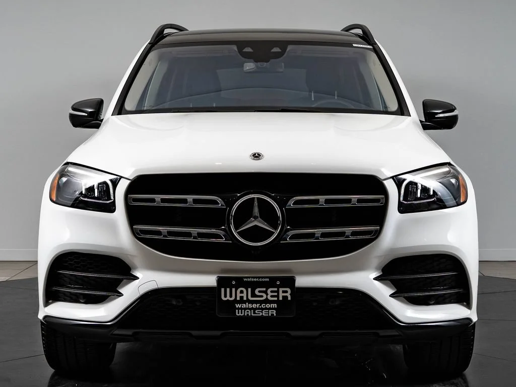 Certified Used 2023 Polar White Mercedes-Benz GLS 580 image 2