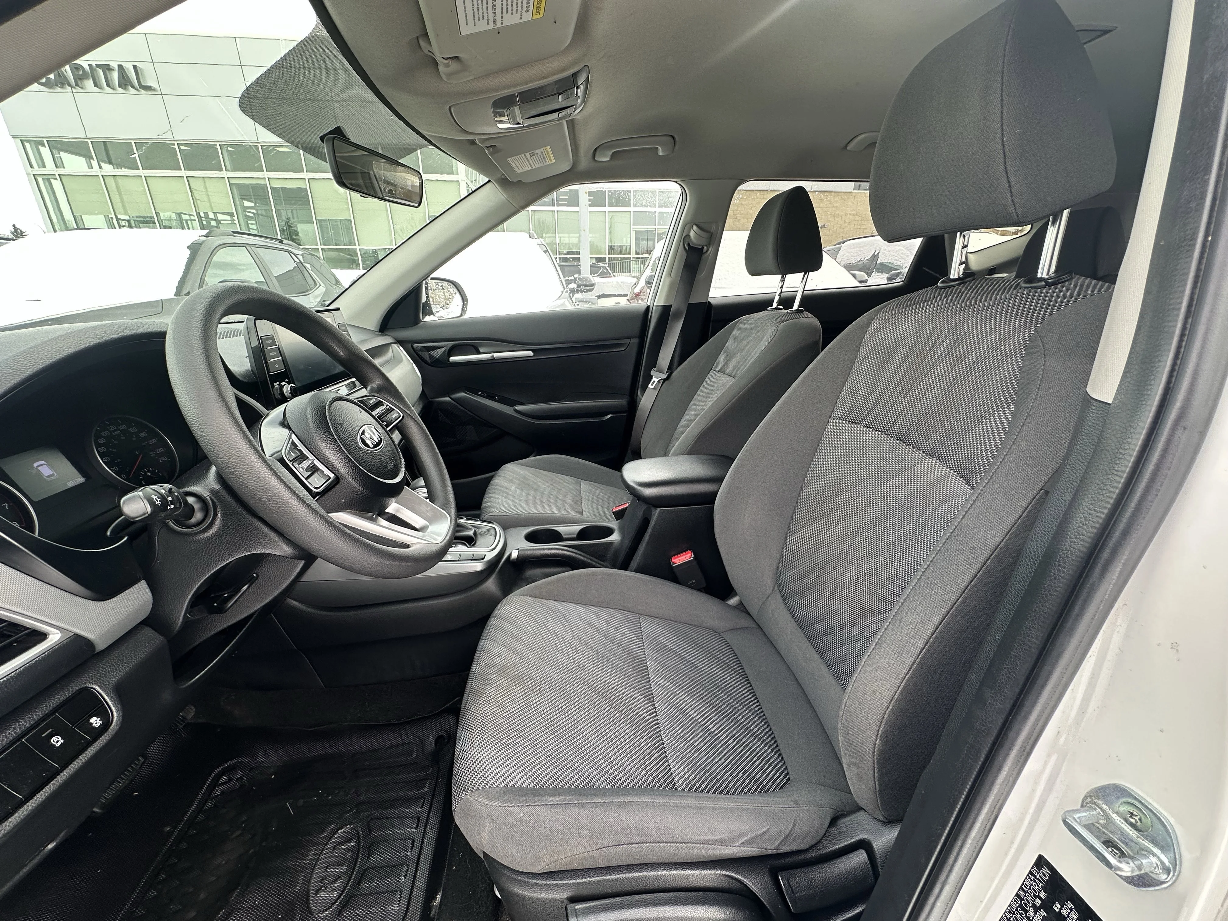 Certified Used 2021 White Kia LX image 10