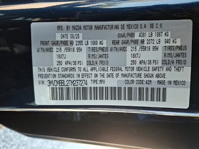 New 2026 Blue Mazda 2.5 S Select Sport image 15