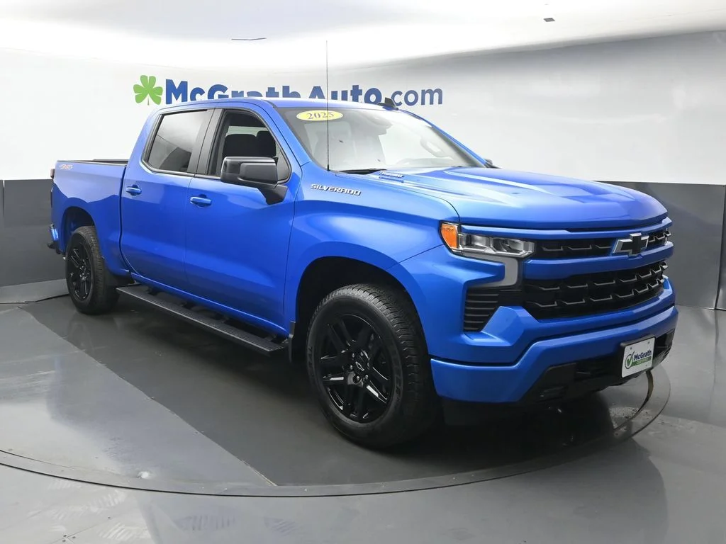 Certified Used 2025 Blue Chevrolet RST image 2