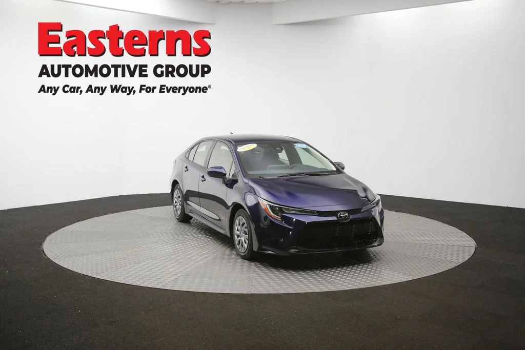 Used 2021 Blue Toyota LE image 48