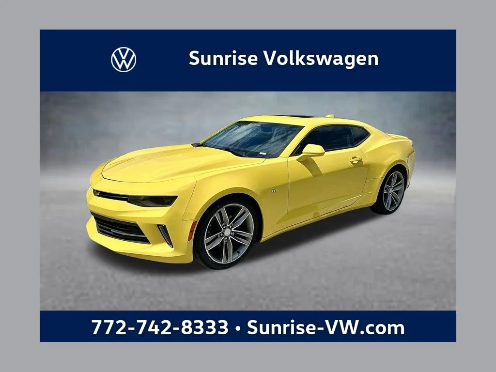 Used 2018 Bright Yellow Chevrolet 1LT image 1