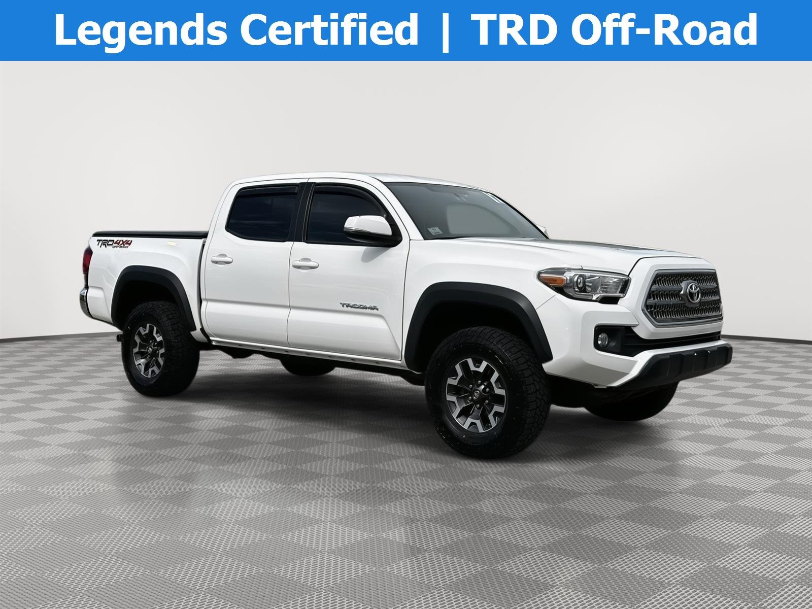 Used 2017 Super White Toyota TRD Off-Road image 1