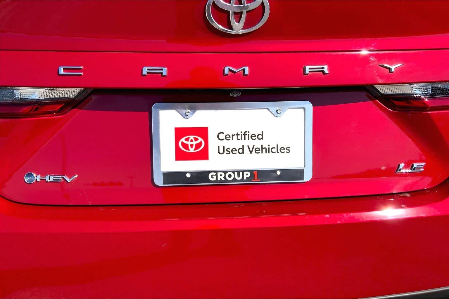 Used 2025 Supersonic Red Toyota LE image 10