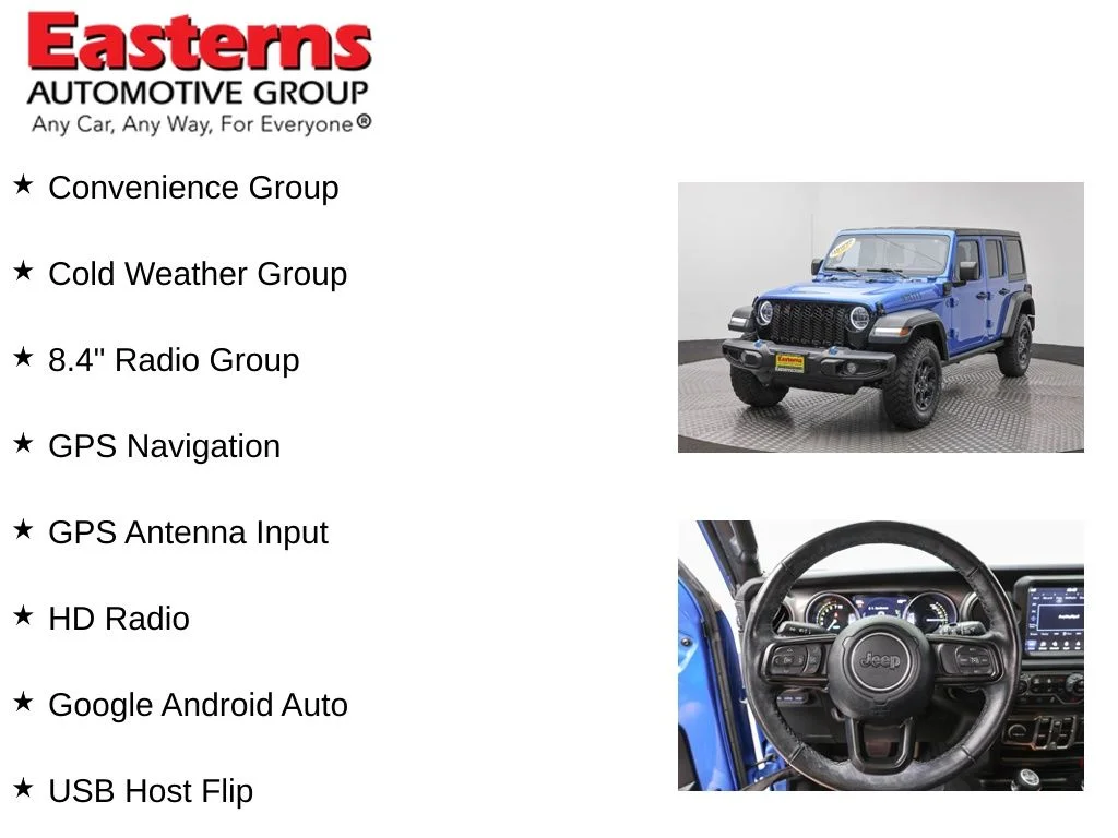 Used 2023 Blue Jeep Willys 4xe image 11