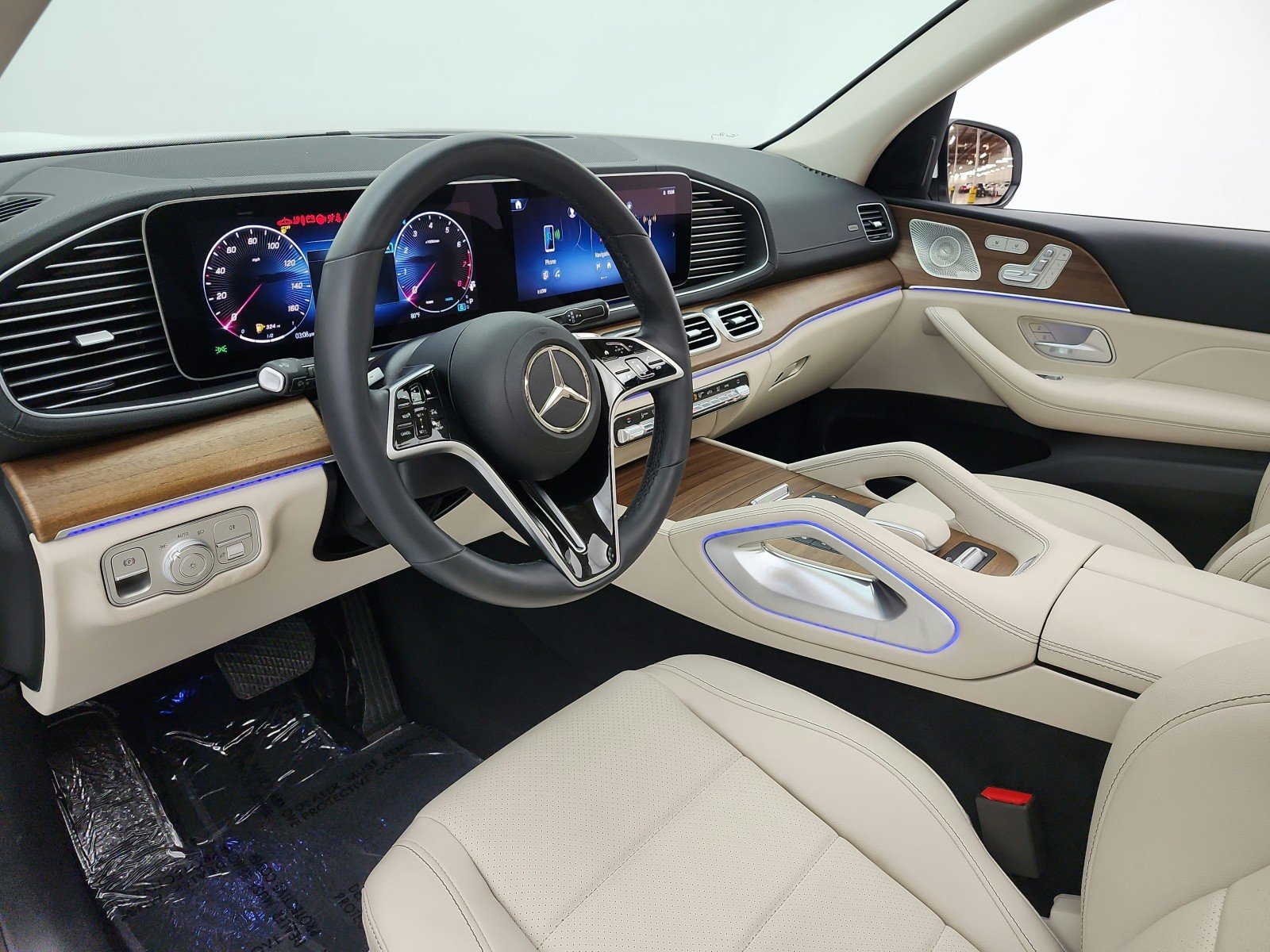 Certified Used 2024 Polar White Mercedes-Benz GLS 450 4MATIC® SUV image 12