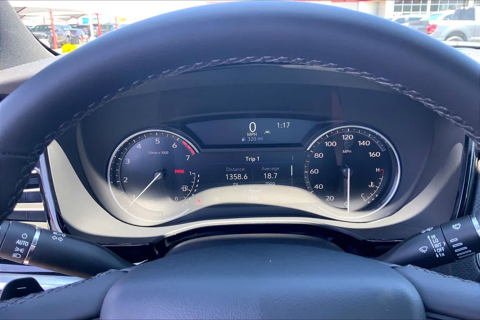Used 2025 Radiant Red Tintcoat Cadillac FWD Luxury image 26