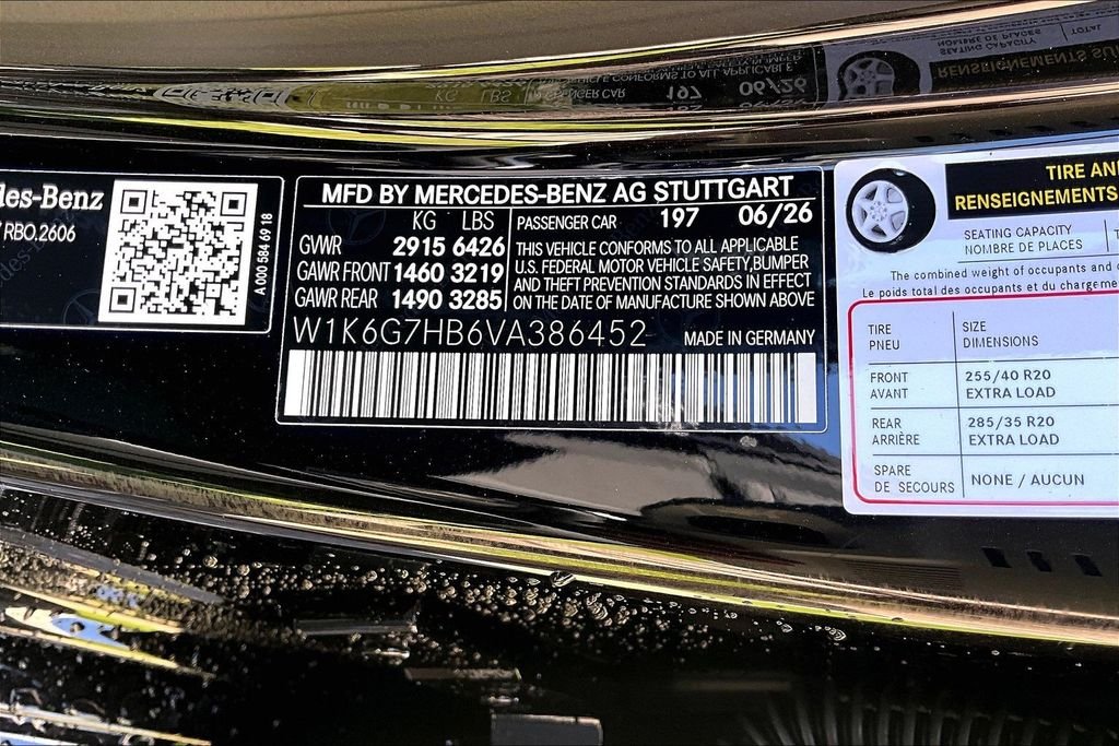 New 2027 Obsidian Black Metallic Mercedes-Benz S 580 image 13