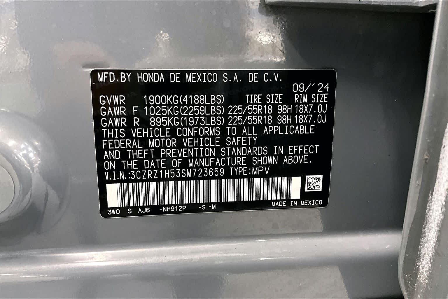 Certified Used 2025 Urban Gray Pearl Honda 2WD SPORT image 37
