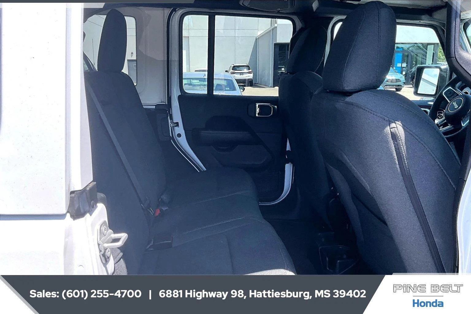 Used 2026 Bright White Clearcoat Jeep Sahara image 3
