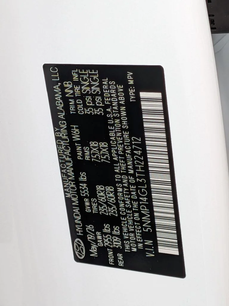 New 2026 White Hyundai SE image 34