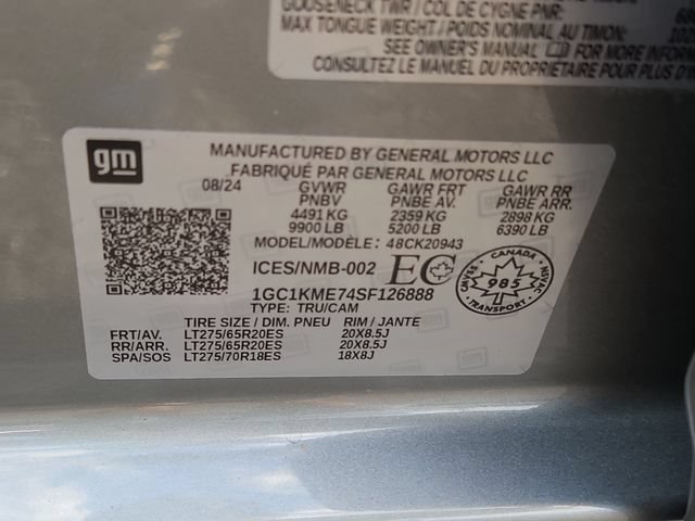 Used 2025 Sterling Gray Metallic Chevrolet Custom image 8