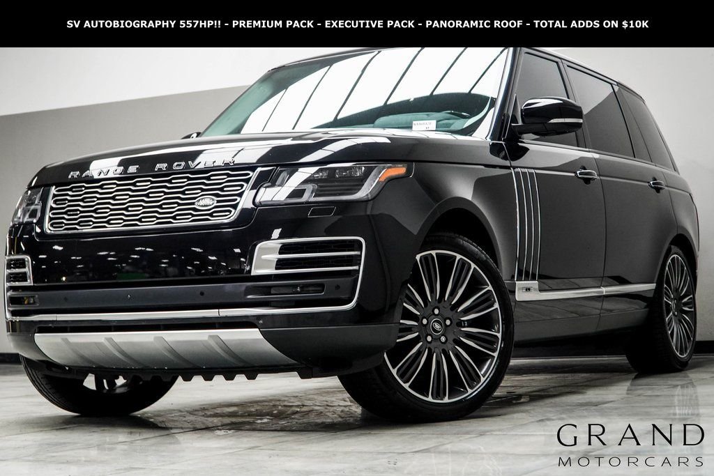 Used 2022 Black Land Rover SVAutobiography image 1
