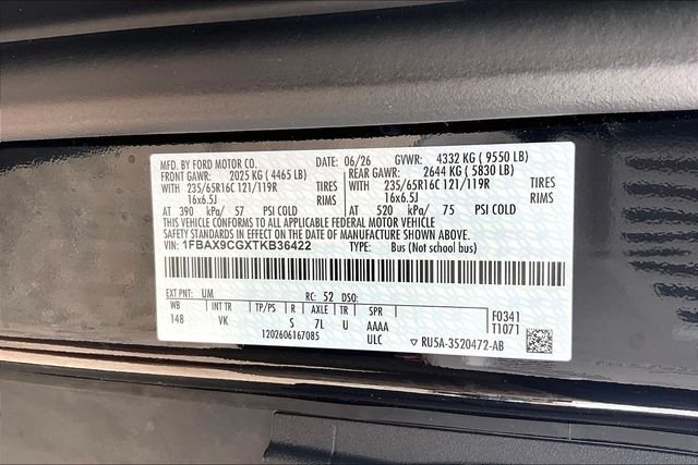 New 2026 Agate Black Metallic Ford XL image 10