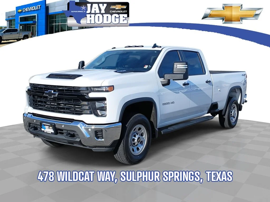 Used 2025 White Chevrolet Work Truck image 1