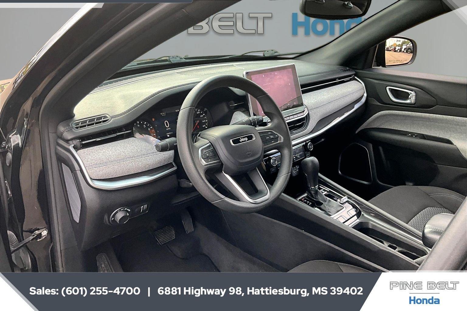 Used 2023 Diamond Black Crystal Pearlcoat Jeep Sport image 12