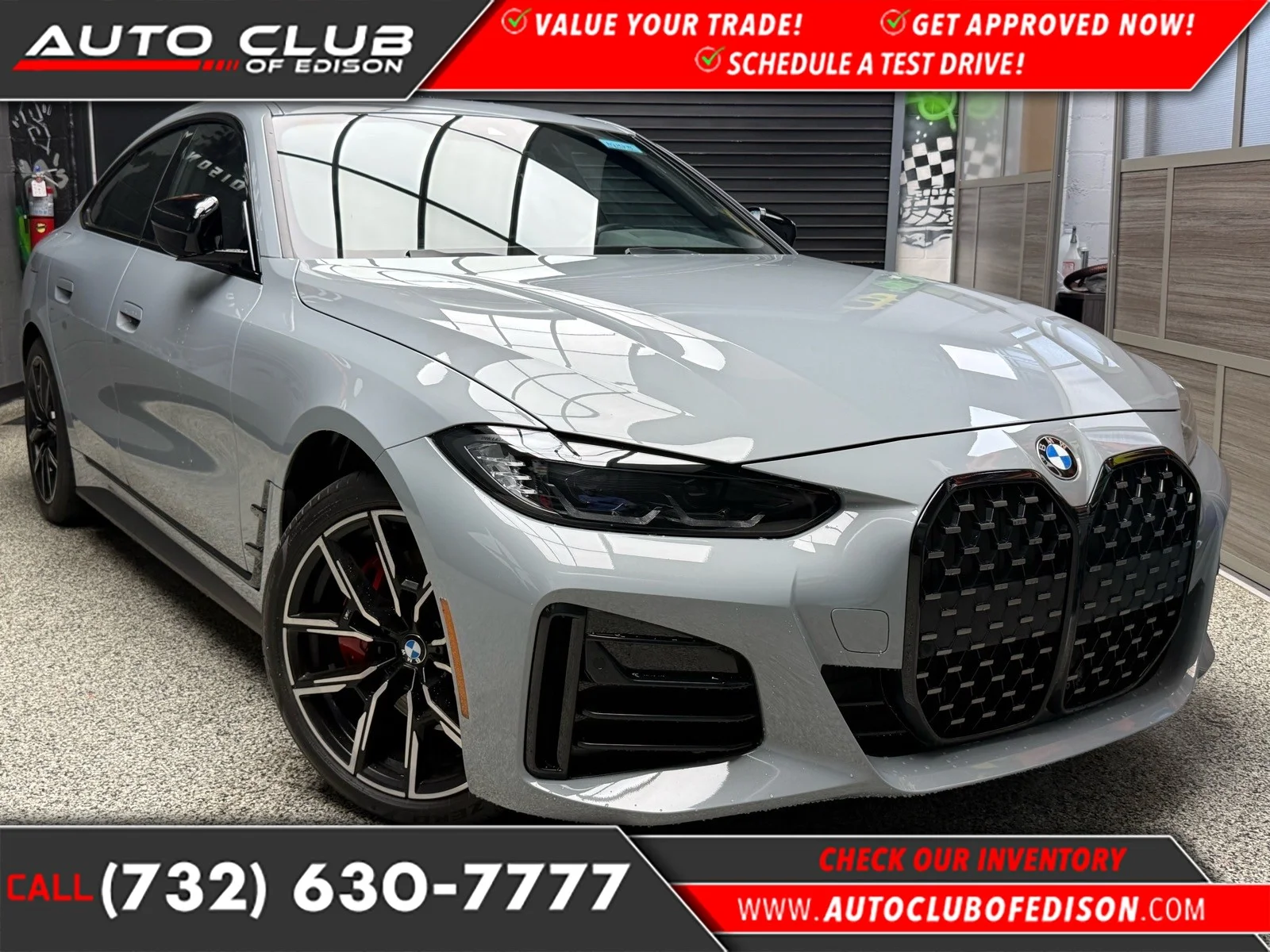 Used 2023 Brooklyn Grey Metallic (c4p) BMW 430i xDrive Gran Coupe image 1