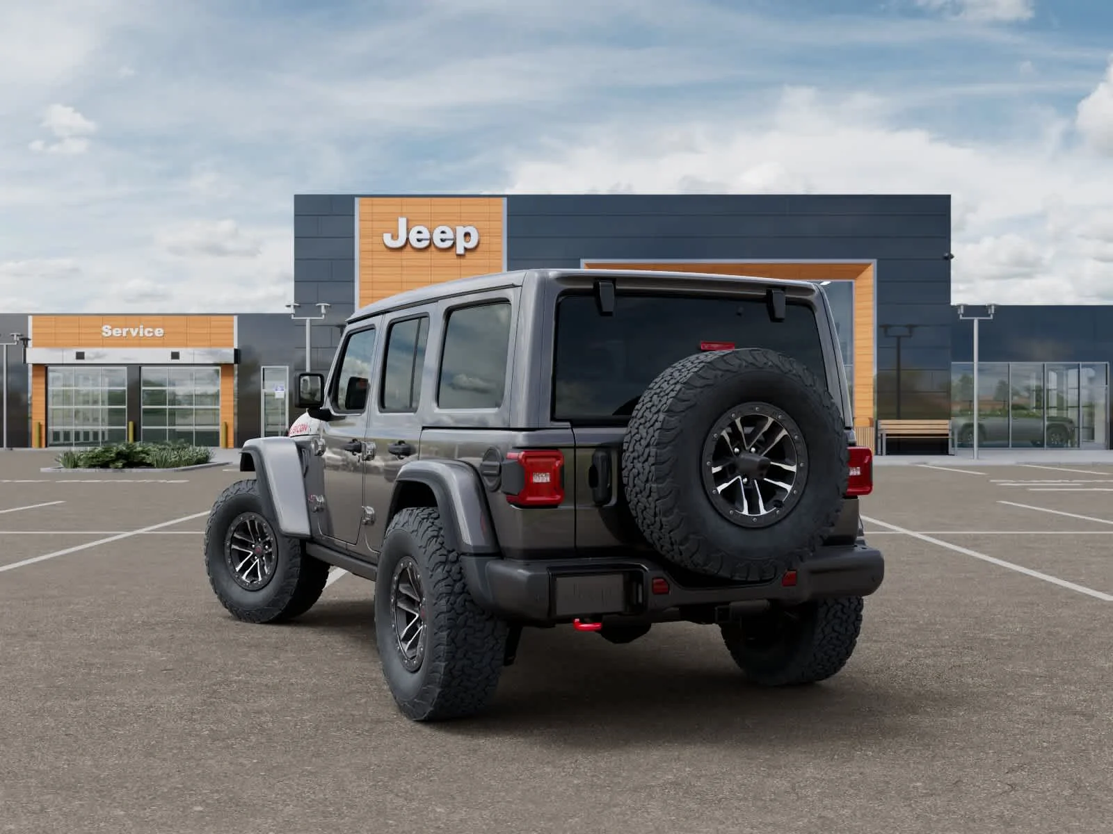 New 2027 Granite Crystal Metallic Clearcoat Jeep Rubicon X image 3