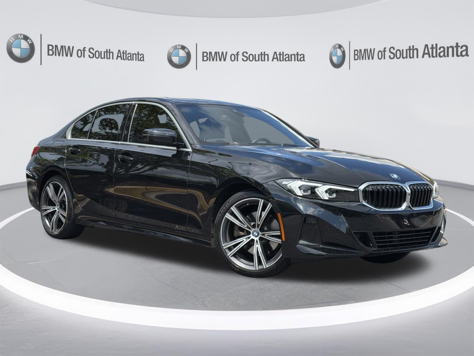 Used 2024 Black Sapphire Metallic BMW 330e image 2