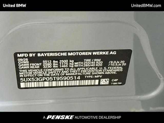New 2026 Brooklyn Grey Metallic BMW X3 image 22