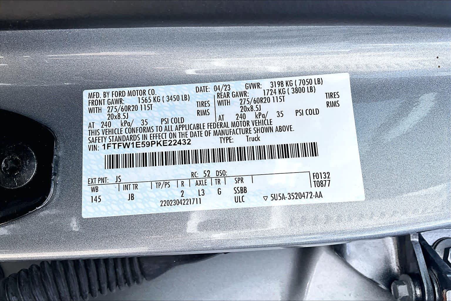 Used 2023 Iconic Silver Ford XL image 37