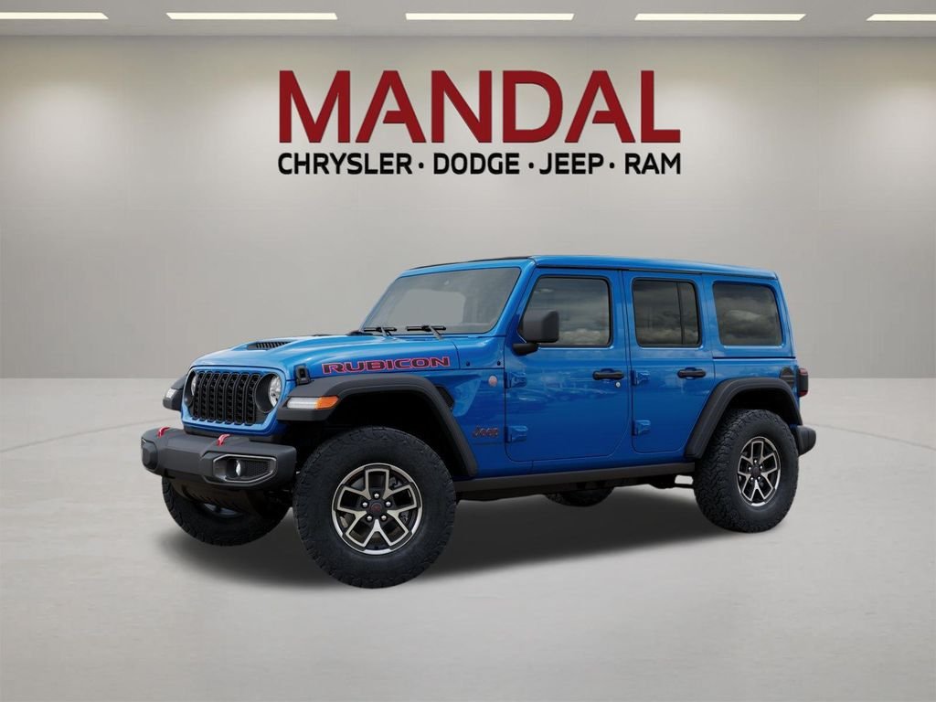 New 2026 Hydro Blue Pearl-Coat Exterior Paint Jeep Rubicon image 2