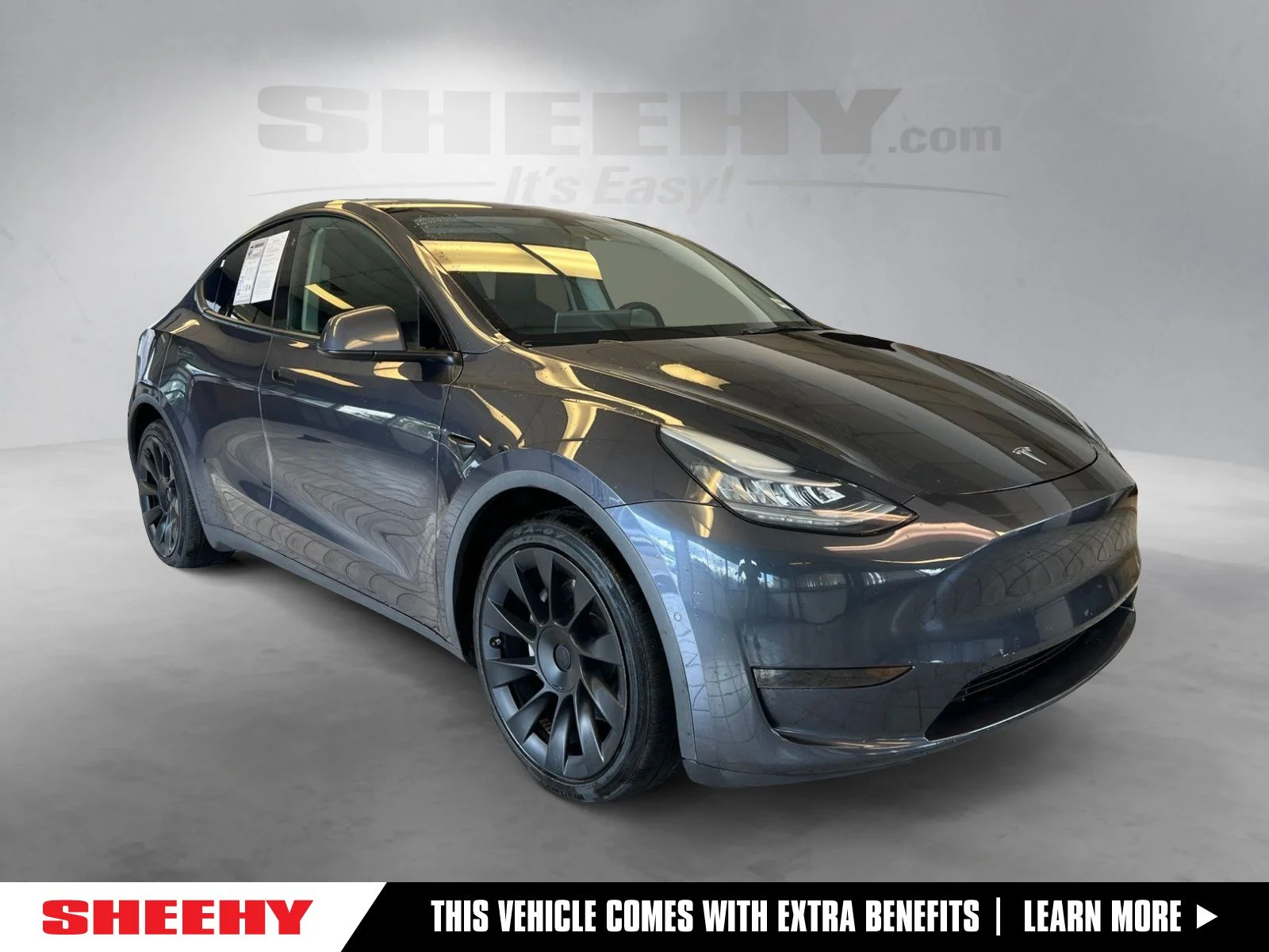 Used 2021 Midnight Silver Metallic Tesla Long Range image 1