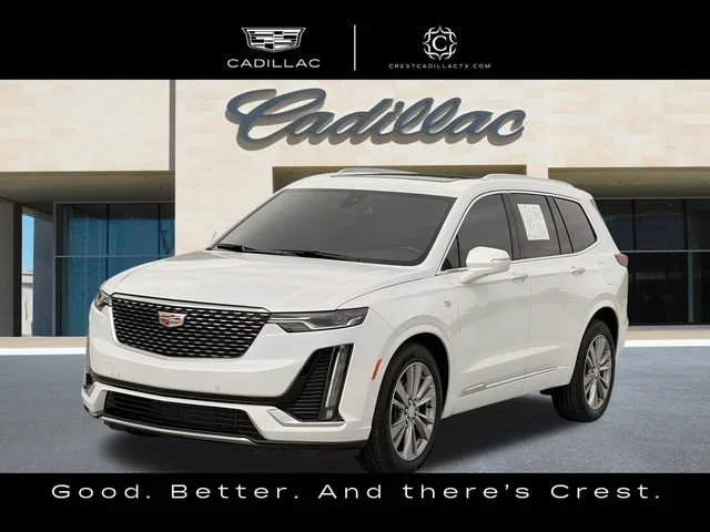 Used 2024 Crystal White Tricoat CADILLAC Premium Luxury image 10