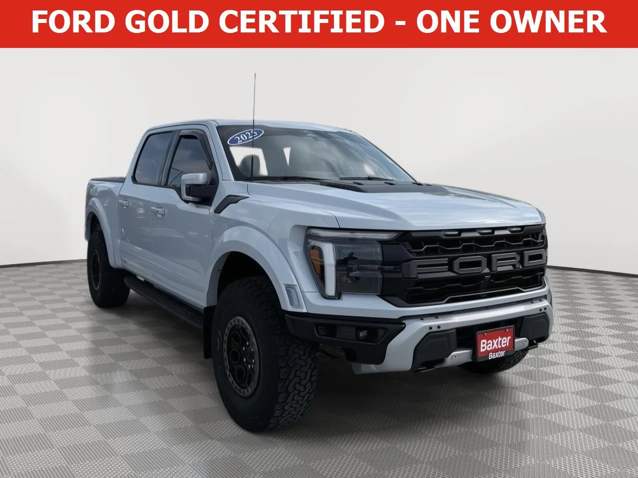 Certified Used 2025 Space White Ford Raptor image 1