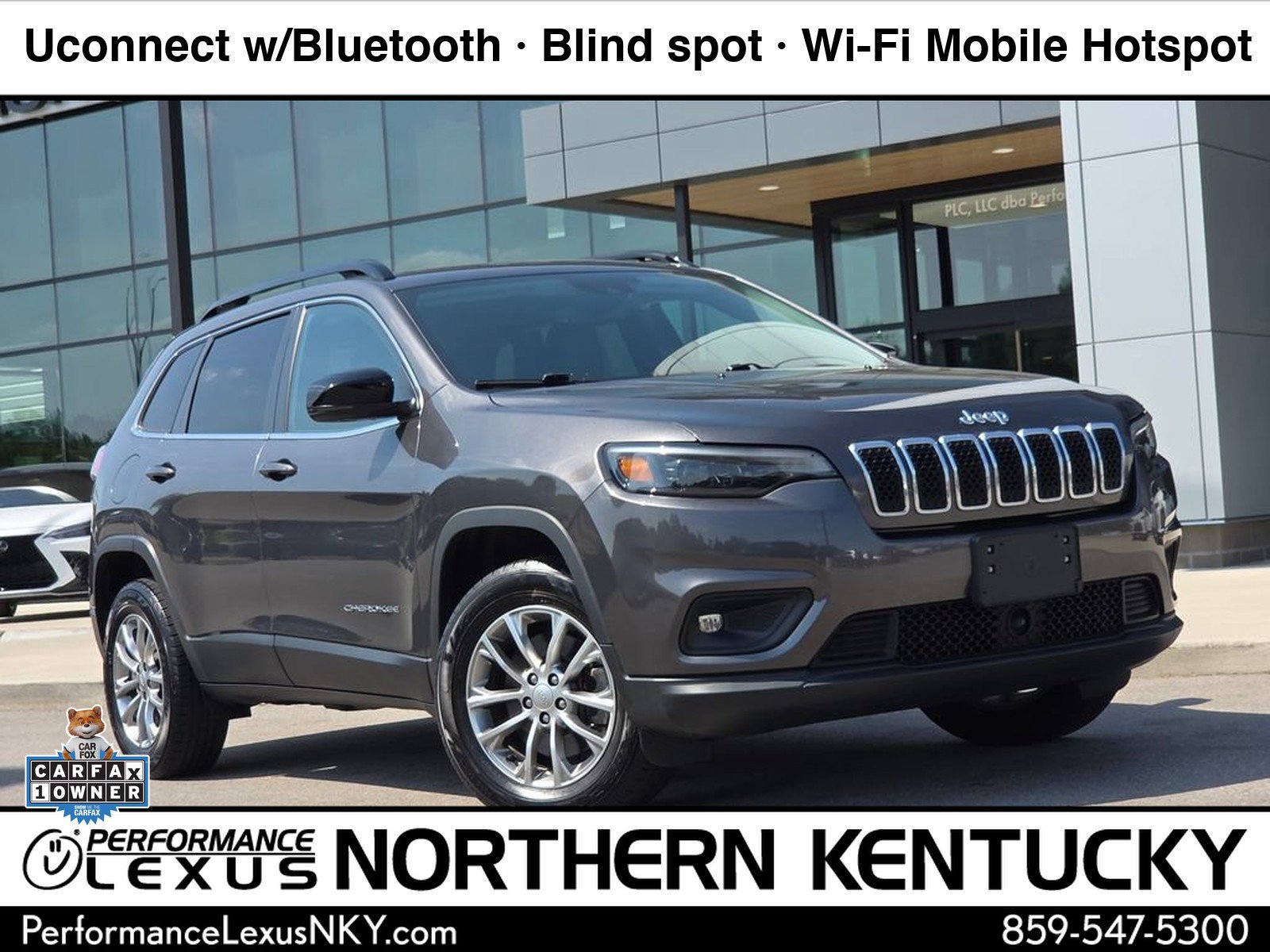 Used 2022 Granite Crystal Metallic Clearcoat Jeep Latitude Lux image 1