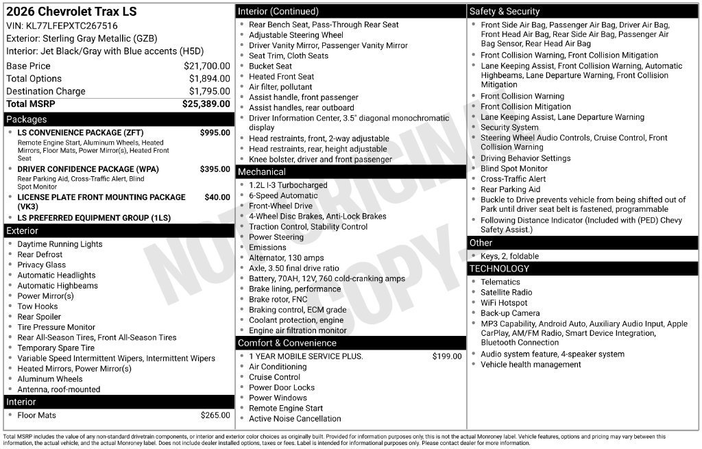 2026 Chevrolet Trax LS - Photo 27