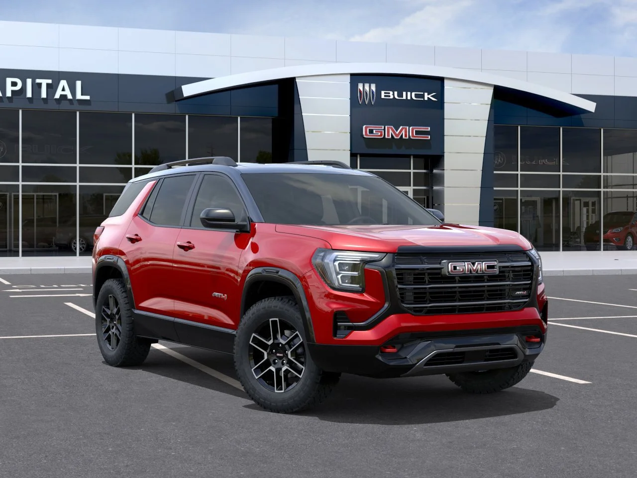 New 2027 Volcanic Red Tintcoat GMC AWD AT4 image 7