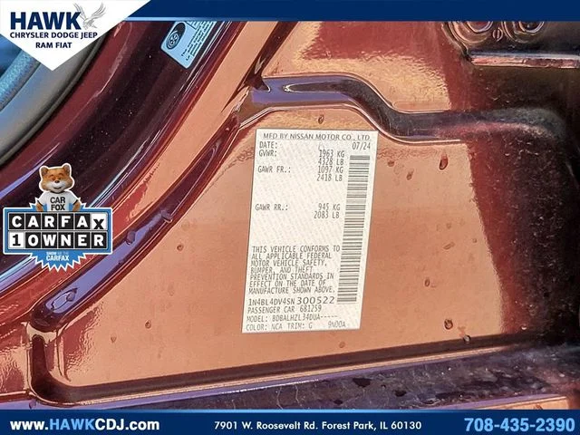 Used 2025 Red Nissan 2.5 SV image 15