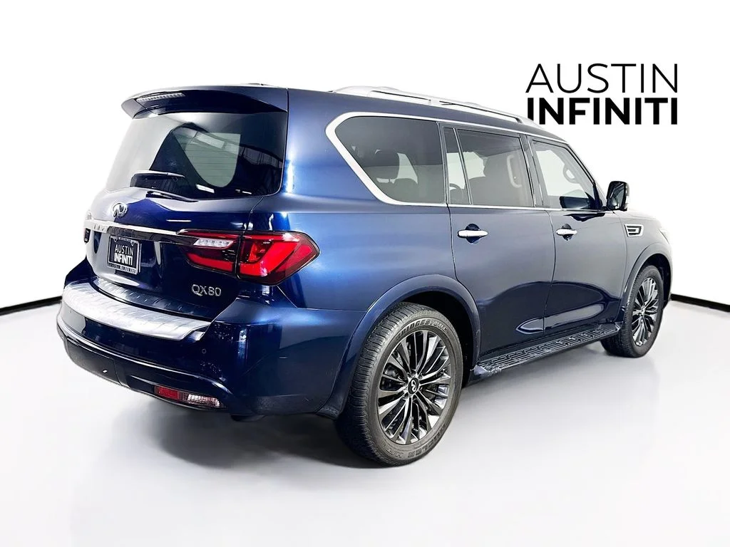 Certified Used 2021 Blue INFINITI Premium Select image 9