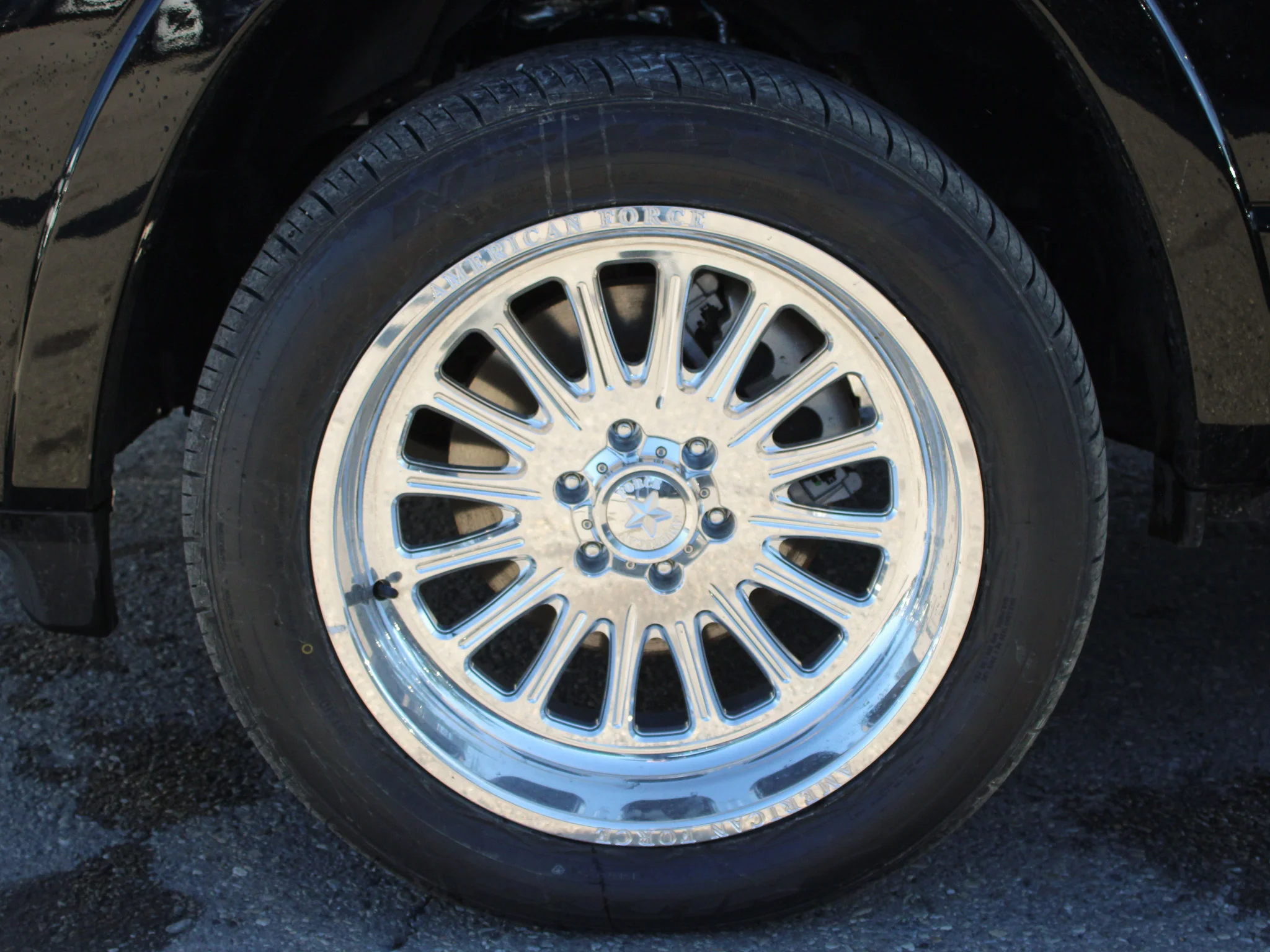 New 2026 Black RAM Tungsten*, 22 Inch American Force Wheels, 33 Inch Tires image 2