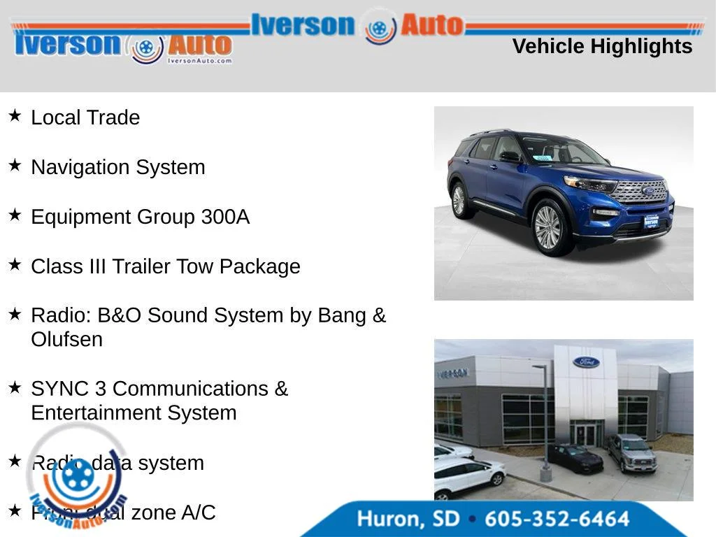 Used 2020 Atlas Blue Ford Limited image 2