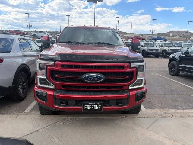 Used 2022 Red Ford Lariat image 2
