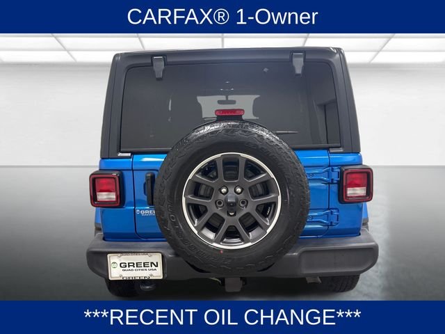Used 2021 Blue Jeep Unlimited Sport S image 4