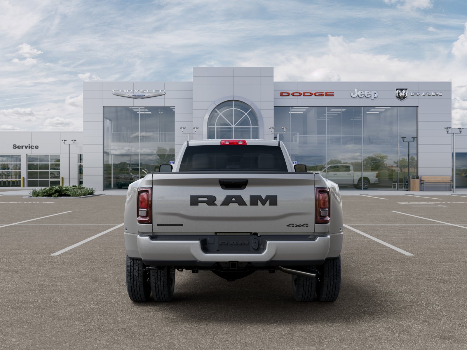 New 2026 Silver-Zynith Exterior Paint RAM Big Horn image 33